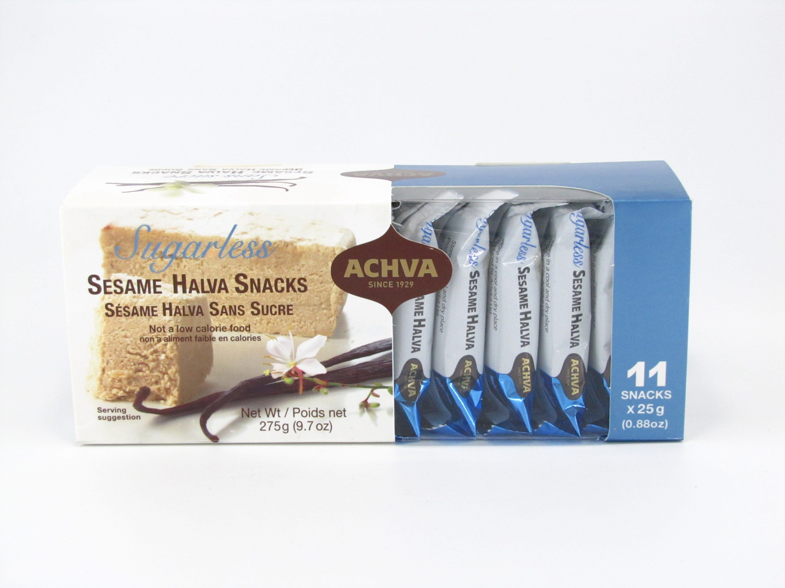 Achva Sesame Halva Snacks top of box image