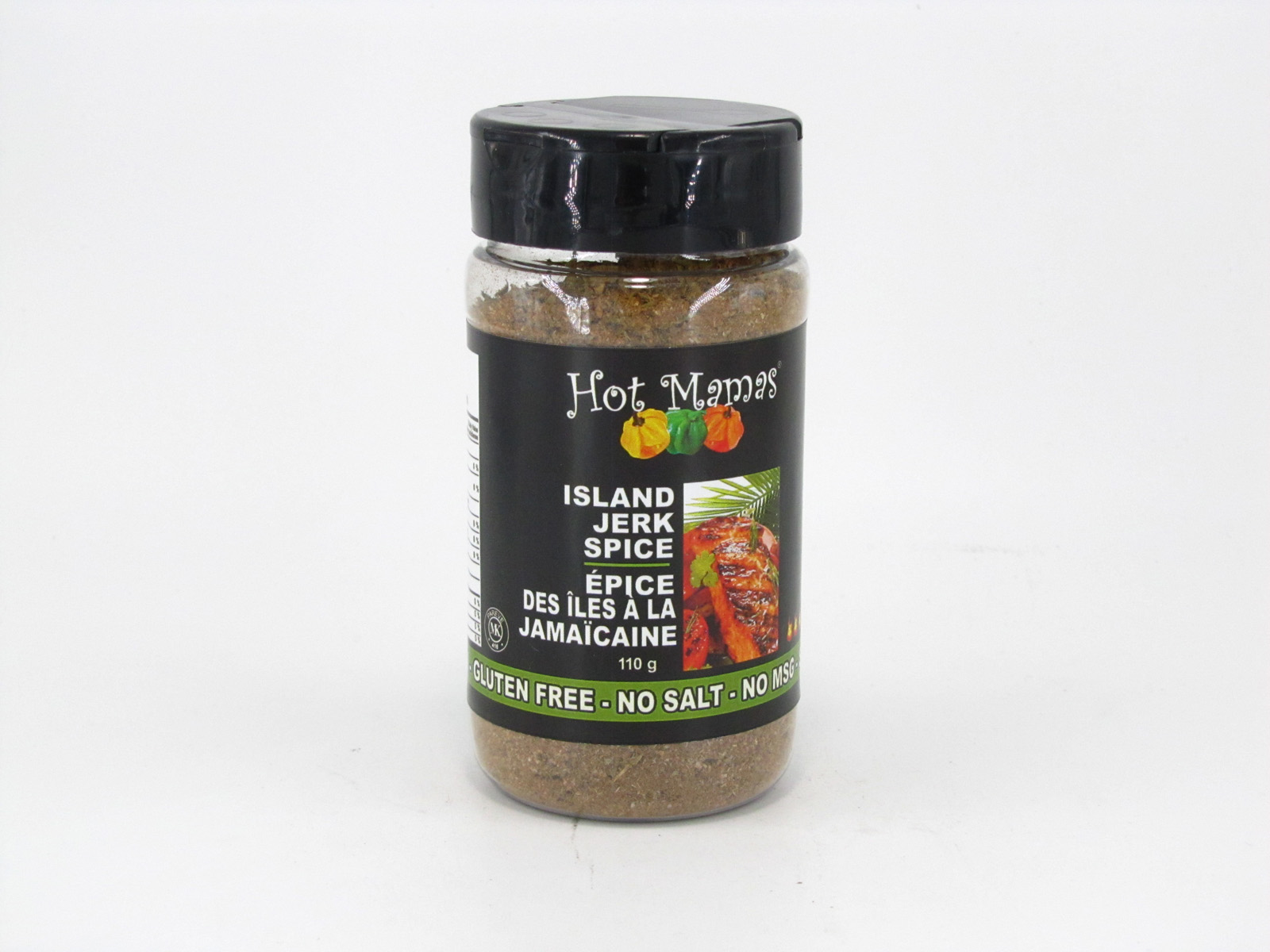 Hot Mamas Spice - Island Jerk - front view Hot Mamas Spice - Island Jerk - front view