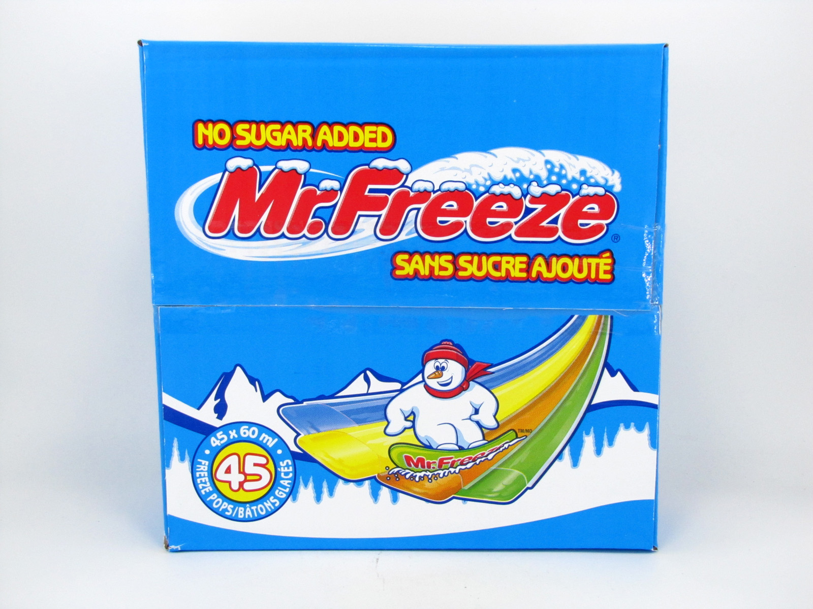 Mr. Freeze Freezies 45x60 ml - front view Mr. Freeze Freezies 45x60 ml - front view