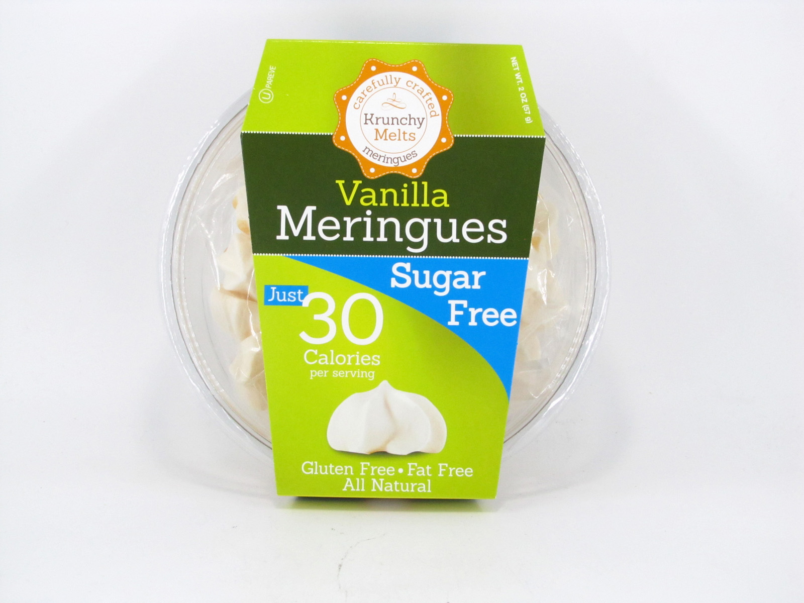 Krunchy Melts Meringues - Vanilla - front view