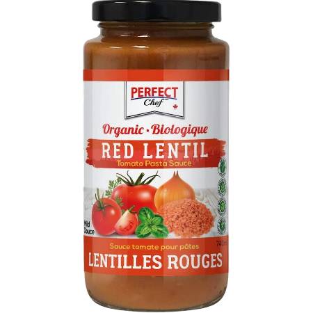 Perfect Chef Organic Red Lentil Pasta Sauce 740ml